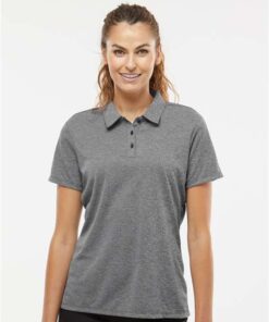 Adidas - Women's Heathered Polo - Image 4
