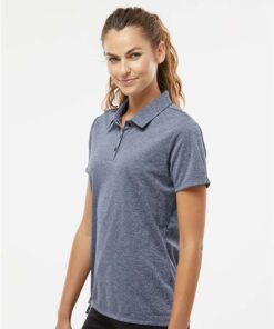 Adidas - Women's Heathered Polo - Image 3