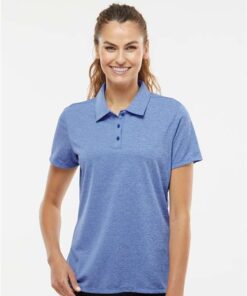 Adidas - Women's Heathered Polo - Image 5
