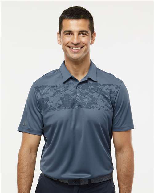 Adidas - Camo Chest Print Polo - Image 5