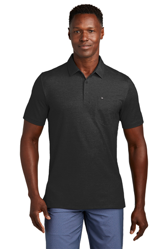 TravisMathew Oceanside Heather Pocket Polo