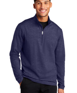 Sport-Tek ® Sport-Wick ® Stretch Reflective Heather 1/2-Zip Pullover - Image 6