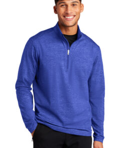 Sport-Tek ® Sport-Wick ® Stretch Reflective Heather 1/2-Zip Pullover - Image 1