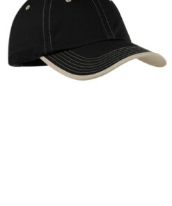 Port Authority® Vintage Washed Contrast Stitch Cap - Image 5