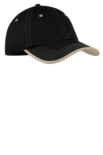 Port Authority® Vintage Washed Contrast Stitch Cap - Image 5