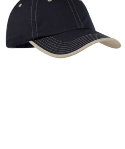 Port Authority® Vintage Washed Contrast Stitch Cap - Image 4