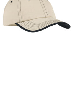 Port Authority® Vintage Washed Contrast Stitch Cap - Image 1