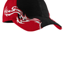Port Authority® Colorblock Racing Cap with Flames - Image 1