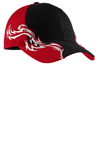 Port Authority® Colorblock Racing Cap with Flames