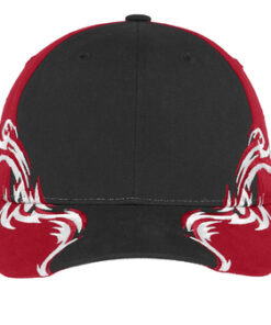 Port Authority® Colorblock Racing Cap with Flames - Image 2