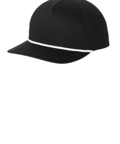 Port Authority® Snapback Five-Panel Rope Cap - Image 7