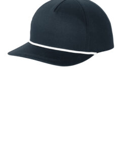 Port Authority® Snapback Five-Panel Rope Cap - Image 1