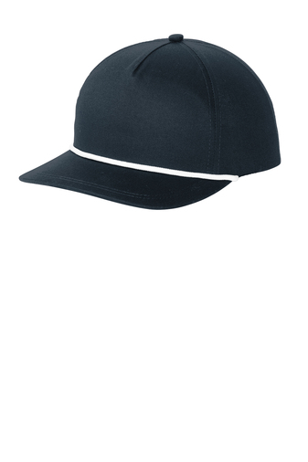 Port Authority® Snapback Five-Panel Rope Cap