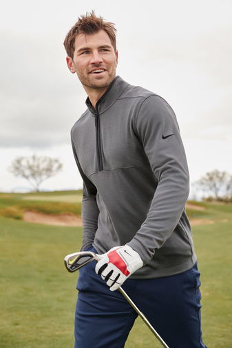 Nike Textured 1/2-Zip Cover-Up - Image 4