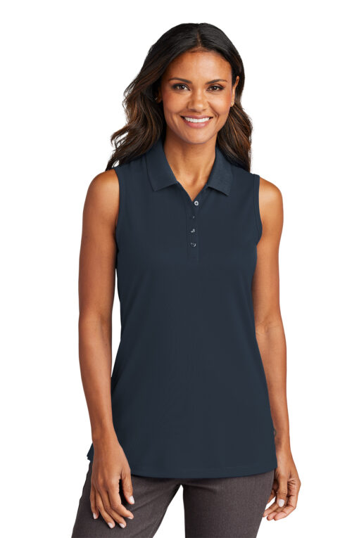 Port Authority® Ladies Dry Zone® UV Micro-Mesh Sleeveless Polo - Image 6
