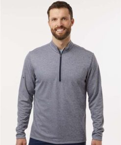 Adidas - Space Dyed Quarter-Zip Pullover - Image 5