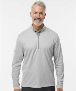 Adidas - Space Dyed Quarter-Zip Pullover - Image 1