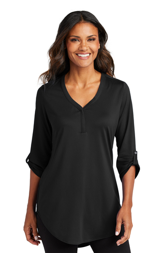 Port Authority® Ladies City Stretch 3/4-Sleeve Tunic - Image 5
