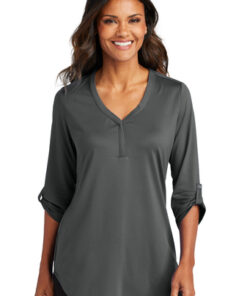 Port Authority® Ladies City Stretch 3/4-Sleeve Tunic - Image 6