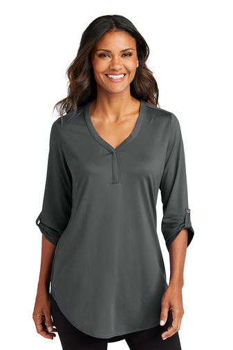 Port Authority® Ladies City Stretch 3/4-Sleeve Tunic - Image 6
