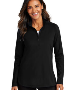 Port Authority® Ladies C-FREE® Double Knit 1/4-Zip - Image 5