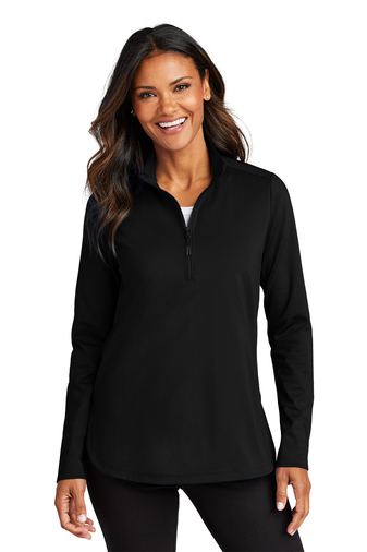 Port Authority® Ladies C-FREE® Double Knit 1/4-Zip - Image 5