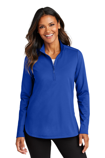 Port Authority® Ladies C-FREE® Double Knit 1/4-Zip - Image 8
