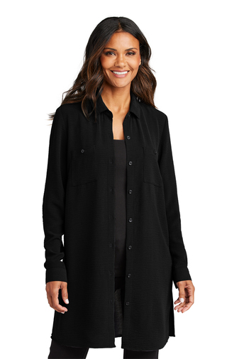 Port Authority® Ladies Textured Crepe Long Tunic - Image 5