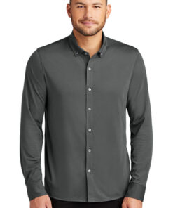 Mercer+Mettle® Stretch Jersey Long Sleeve Shirt - Image 5