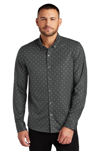 Mercer+Mettle® Stretch Jersey Long Sleeve Shirt - Image 6