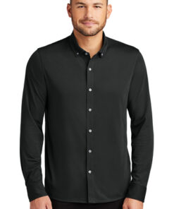 Mercer+Mettle® Stretch Jersey Long Sleeve Shirt - Image 7