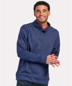 Boxercraft - French Terry Button Pullover - Image 6