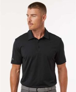 Adidas - Textured Stripe Polo - Image 4