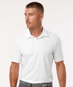 Adidas - Textured Stripe Polo - Image 1