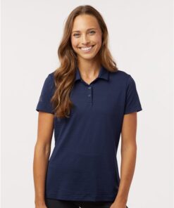 Adidas - Women's Textured Stripe Polo - Image 4