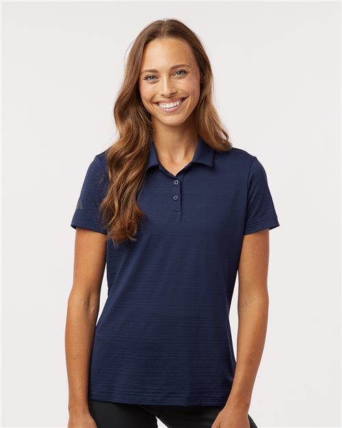Adidas - Women's Textured Stripe Polo - Image 4
