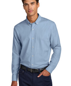 Mercer+Mettle® Long Sleeve Modern Oxford Shirt - Image 4