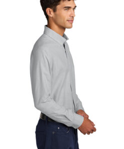 Mercer+Mettle® Long Sleeve Modern Oxford Shirt - Image 3