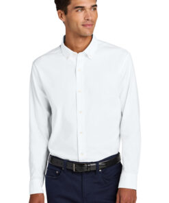 Mercer+Mettle® Long Sleeve Modern Oxford Shirt - Image 6