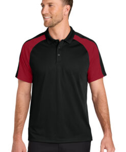 Port Authority® Wearever Performance Pique Colorblock Polo - Image 1