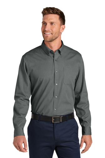 Port Authority® Long Sleeve Nailhead Easy Care Shirt - Image 4