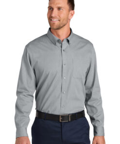 Port Authority® Long Sleeve Nailhead Easy Care Shirt - Image 5