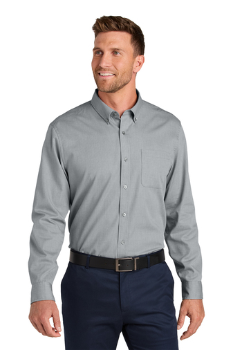 Port Authority® Long Sleeve Nailhead Easy Care Shirt - Image 5