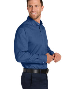 Port Authority® Long Sleeve Nailhead Easy Care Shirt - Image 2