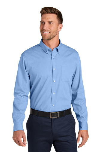 Port Authority® Long Sleeve Nailhead Easy Care Shirt - Image 6