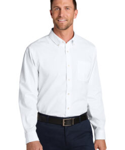 Port Authority® Long Sleeve Nailhead Easy Care Shirt - Image 7
