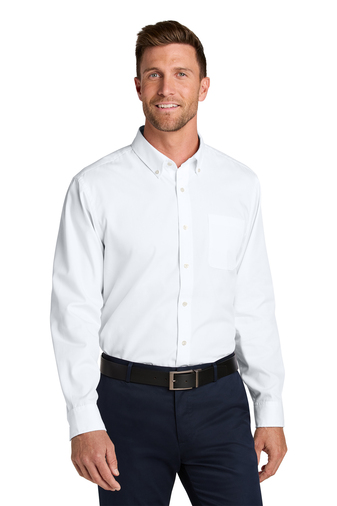 Port Authority® Long Sleeve Nailhead Easy Care Shirt - Image 7