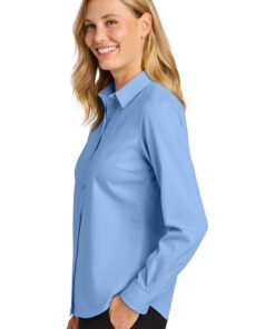 Port Authority® Women’s Long Sleeve Nailhead Easy Care Shirt - Image 3