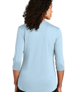 Port Authority Ladies UV Choice Pique Henley - Image 4