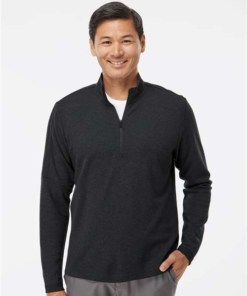 Adidas - 3-Stripes Quarter-Zip Sweater - Image 4